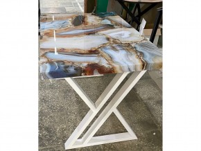 Стол Оникс Кварц опоры Х 1200х800 в Кусе - kusa.mebel74.com | фото 3