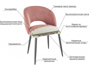 Стул Моли велюр синий в Кусе - kusa.mebel74.com | фото 2