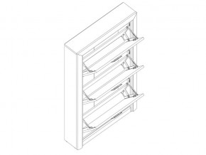 Тумба для обуви BUT 3D Коен Ясень Снежный в Кусе - kusa.mebel74.com | фото 2