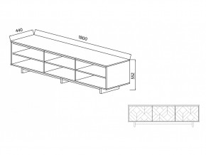 Тумба для ТВА Moderno-1800 Ф2 в Кусе - kusa.mebel74.com | фото 4