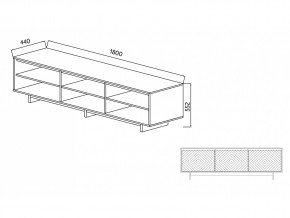 Тумба для ТВА Moderno-1800 Ф4 в Кусе - kusa.mebel74.com | фото 4