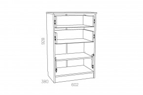 Тумба Оливия НМ 040.45 Х в Кусе - kusa.mebel74.com | фото 2