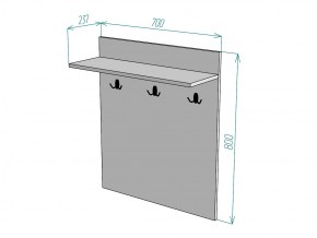 Вешалка Лофт V12 в Кусе - kusa.mebel74.com | фото 3